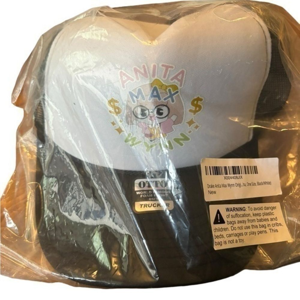 NEW OTTO Anita Max Wynn trucker hat black